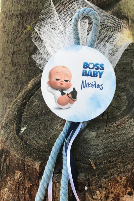 Μπομπονιέρα βάπτισης baby boss μαγνήτης