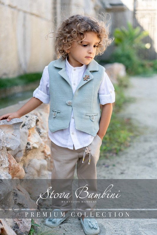 Βαπτιστικά ρούχα για αγόρι Stova Bambini