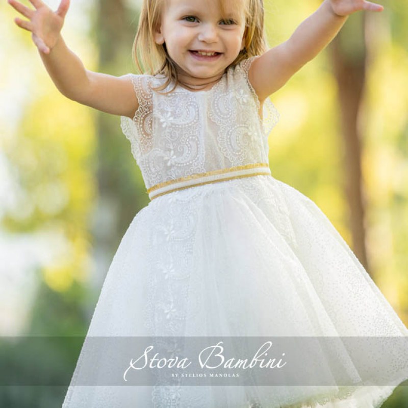 Φόρεμα βάπτισης Stova Bambini
