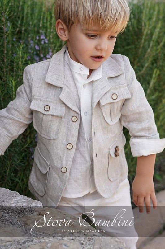 Βαπτιστικά ρούχα για αγόρι Stova Bambini