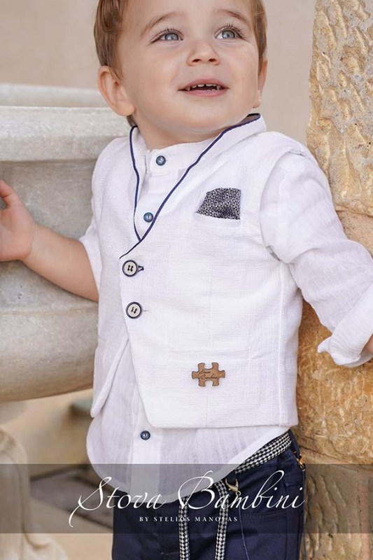Βαπτιστικά ρούχα για αγόρι Stova Bambini